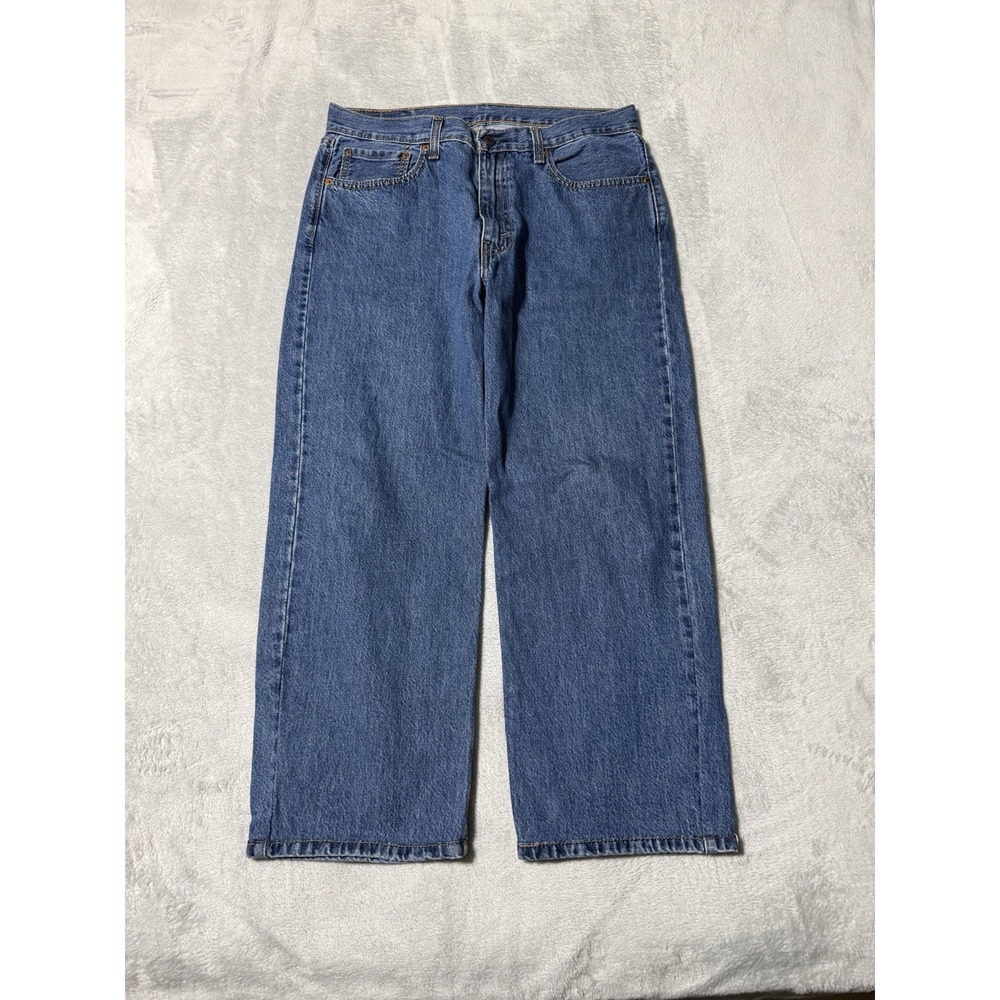 Levis 565 '97 Mens 33x25 Loose Fit Straight Leg Jeans Medium Wash Denim Baggy